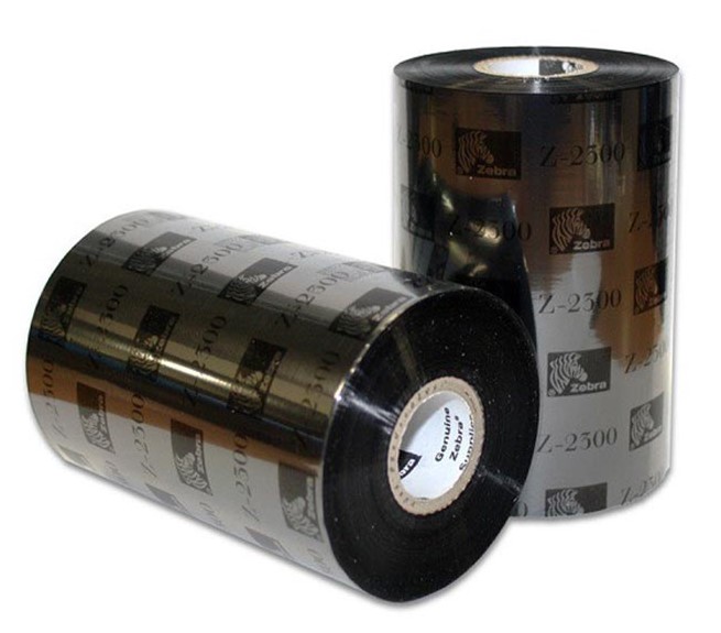 02300BK13145 Zebra 2300 TT Wax Ribbon 131mm x 450M [12]